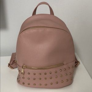 Mini pink backpack